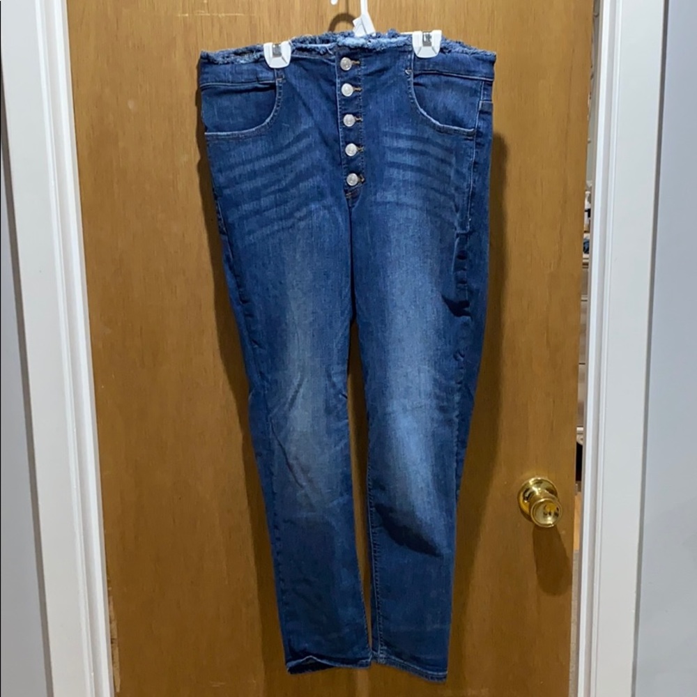 Express, High Rise, Button fly